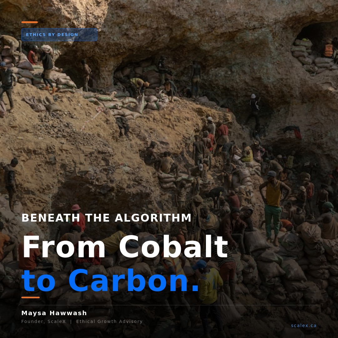 Beneath the Algorithm: From Cobalt to Carbon